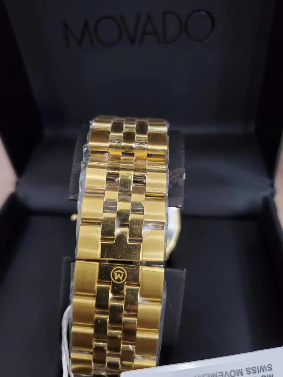 MOVADO Museum Classic Black Dial Yellow PVD Men’s Watch 0606997 - Image 7