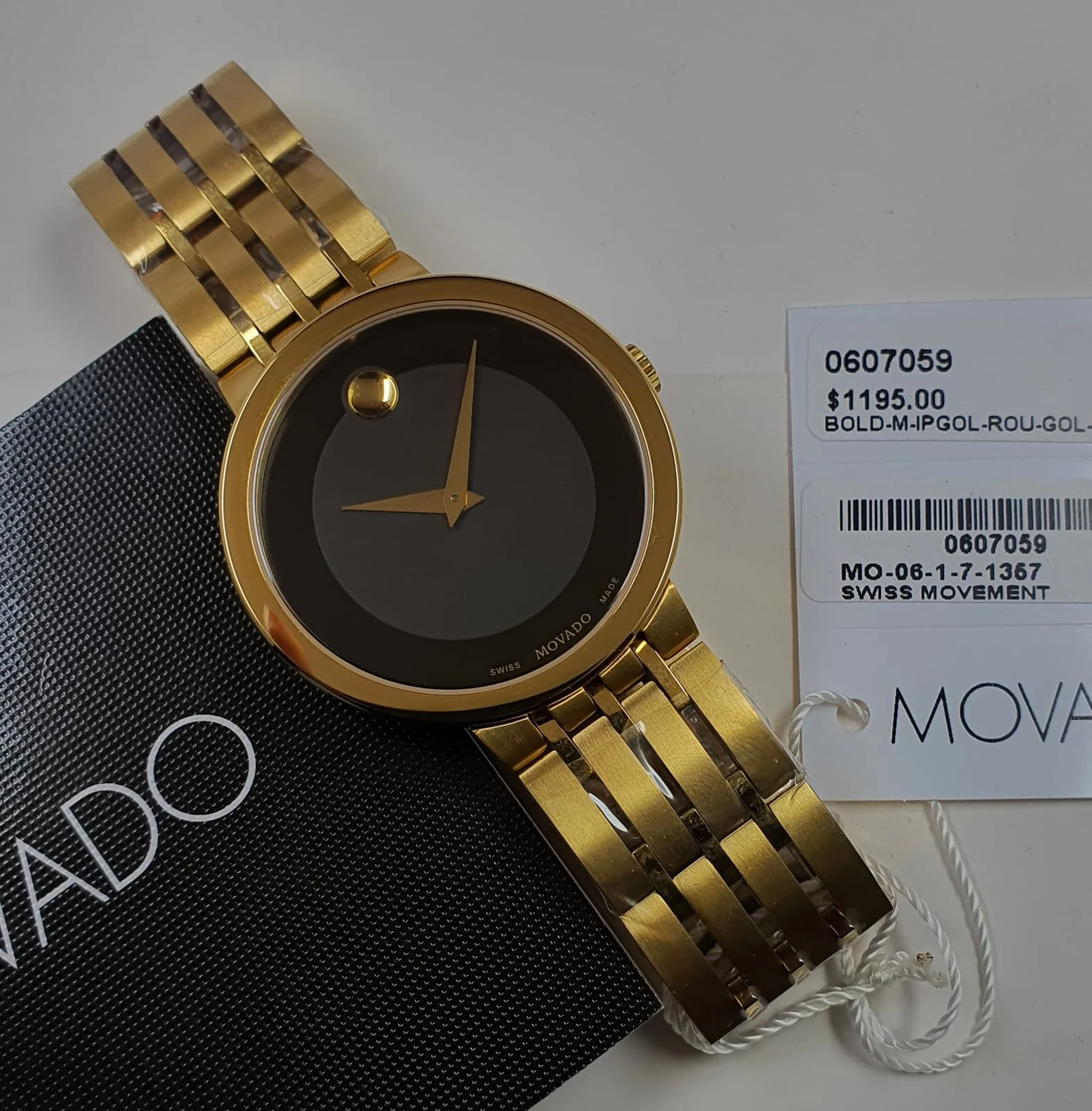 Movado Stainless Steel Watch For Men - 0607059 - Image 10