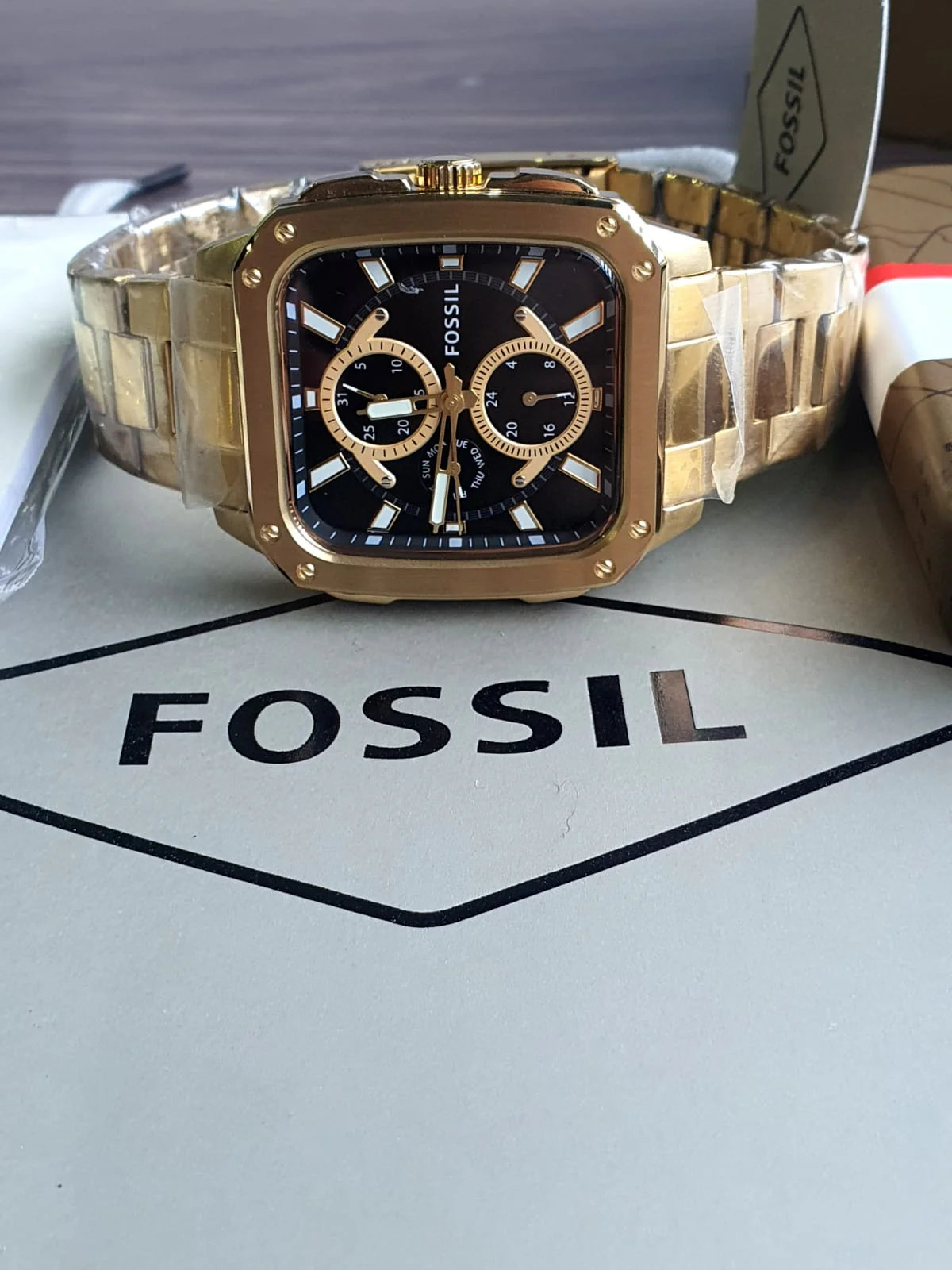 Multifunction Gold-Tone Stainless Steel Watch - Image 10