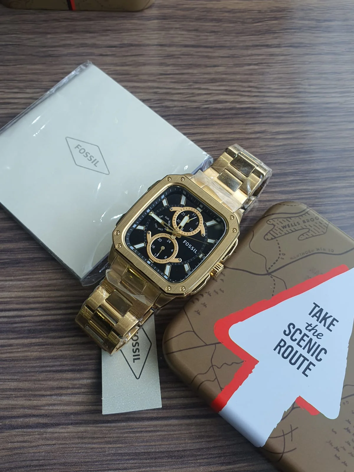Multifunction Gold-Tone Stainless Steel Watch - Image 13