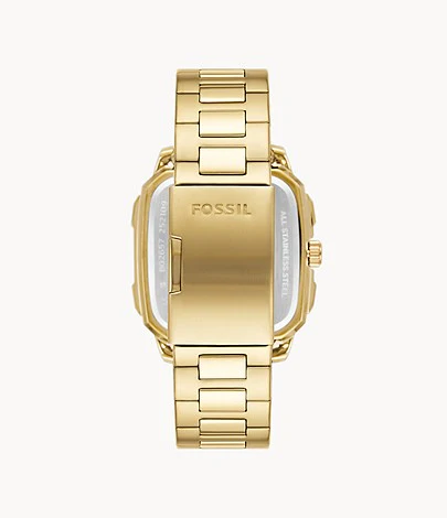 Multifunction Gold-Tone Stainless Steel Watch - Image 2