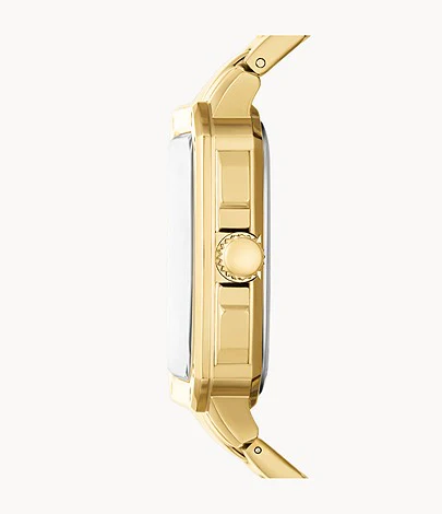 Multifunction Gold-Tone Stainless Steel Watch - Image 3