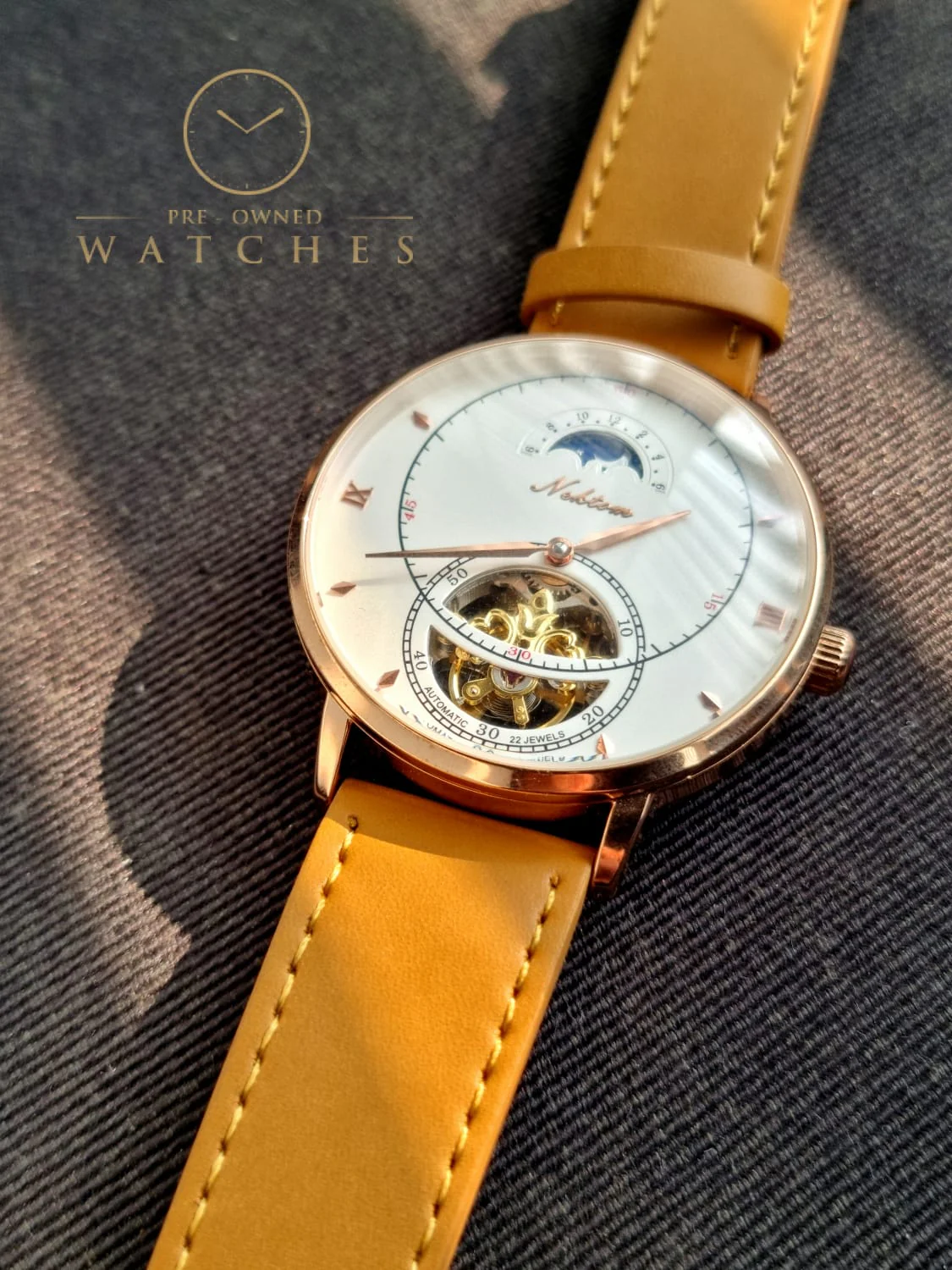 Nektom Skeleton Dial Gent's Watch 42mm Dial - Image 13