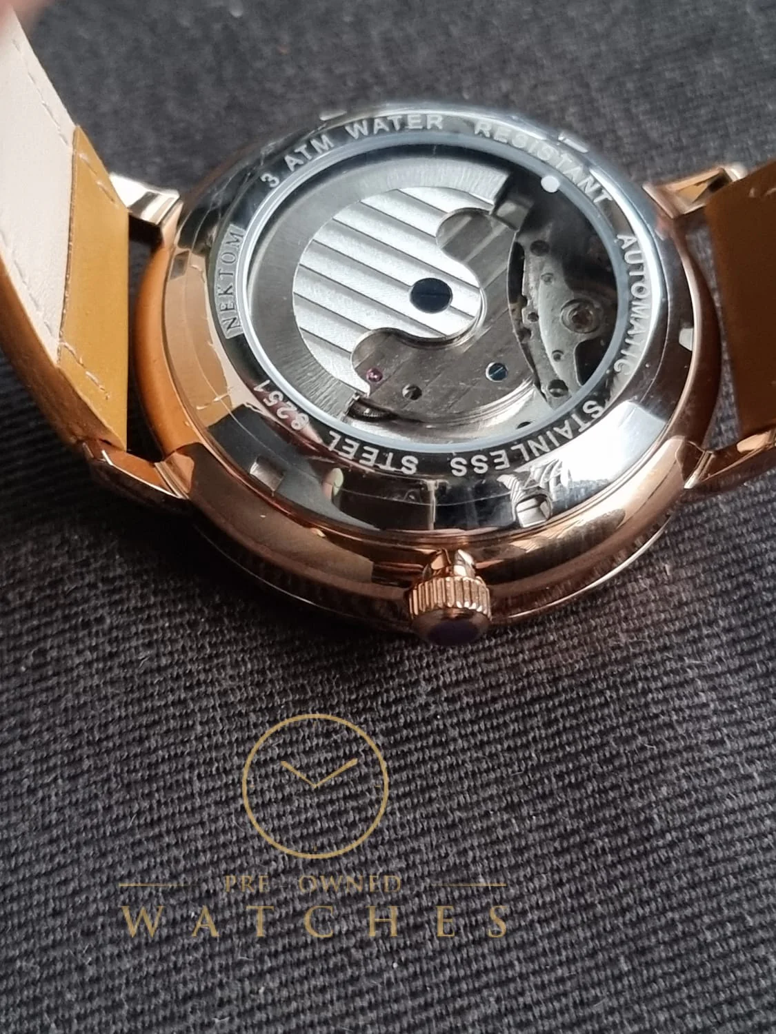 Nektom Skeleton Dial Gent's Watch 42mm Dial - Image 4