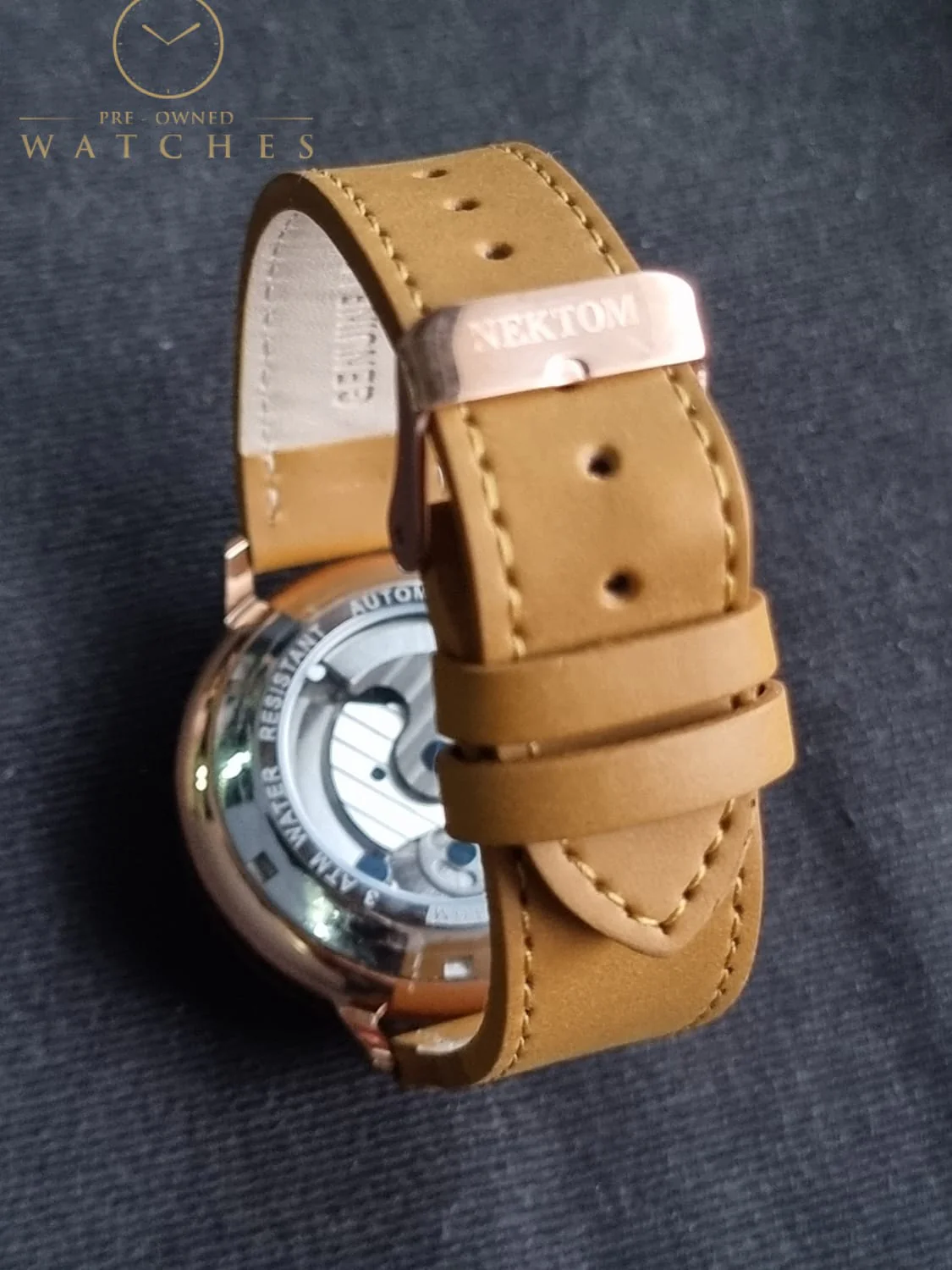 Nektom Skeleton Dial Gent's Watch 42mm Dial - Image 5