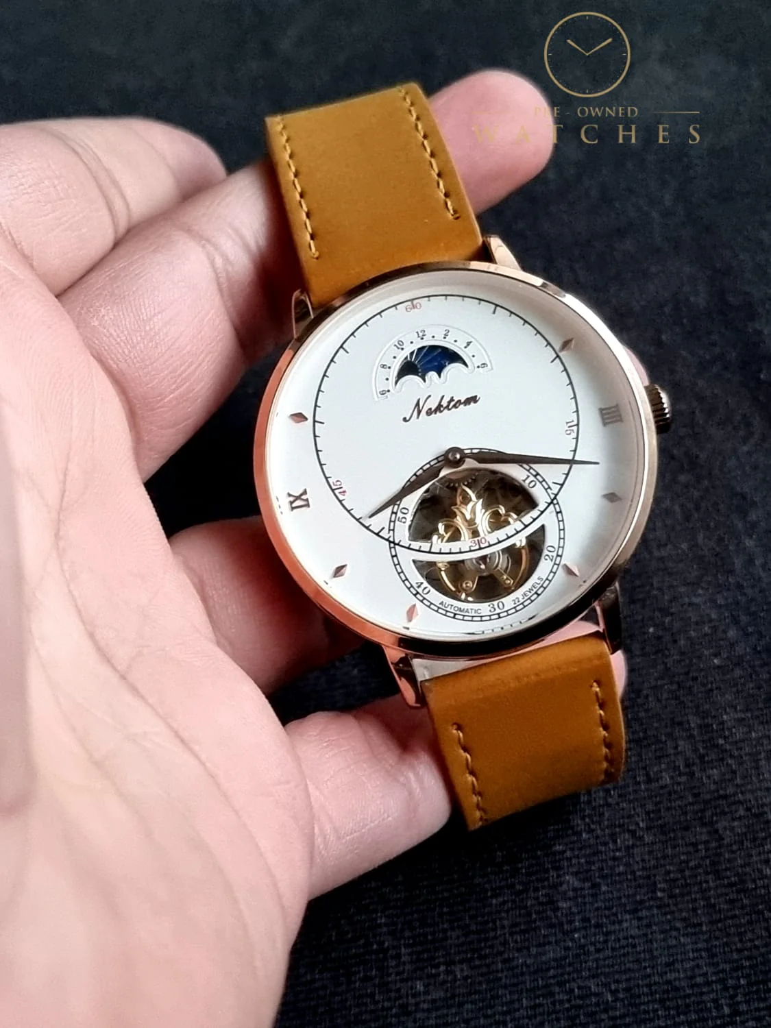 Nektom Skeleton Dial Gent's Watch 42mm Dial - Image 7