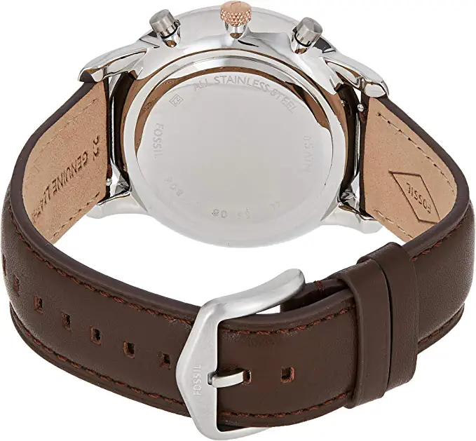 Neutra Chronograph Light Brown Leather Watch (Model: FS5408) - Image 2