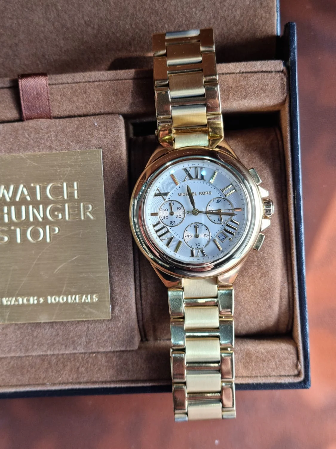 Michael Kors Camille Gold Stainless Steel Ladies Watch Mk5635 - Image 6