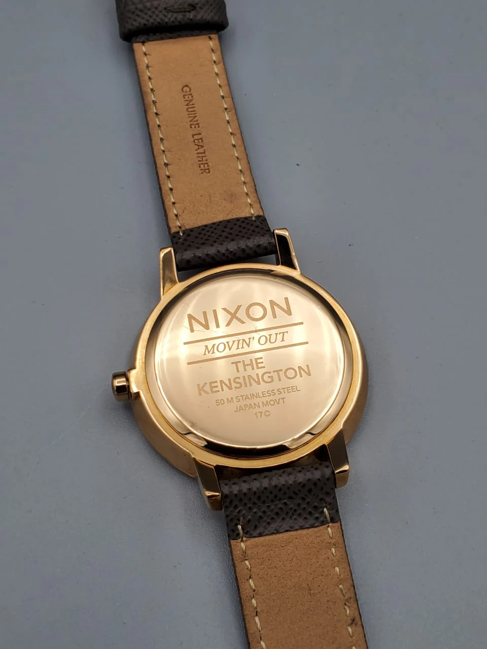 Nixon Kensington Rose-Gold Brown Dial Leather Ladies Watch A108-2214 - Image 4