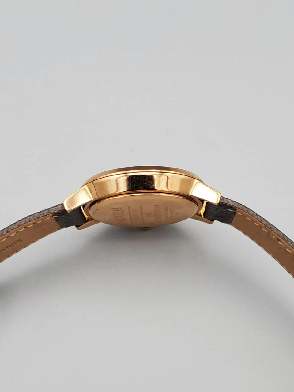 Nixon Kensington Rose-Gold Brown Dial Leather Ladies Watch A108-2214 - Image 5