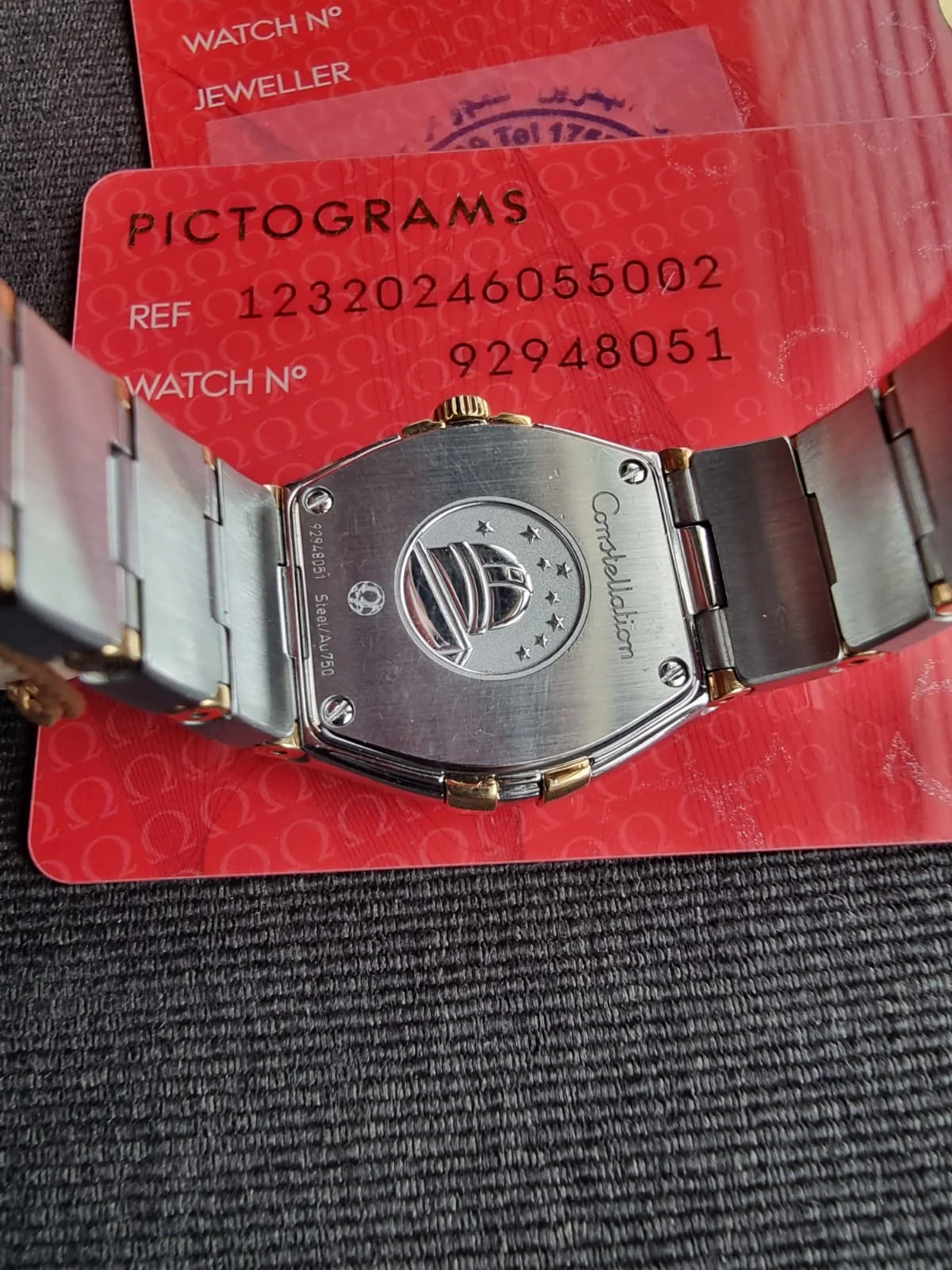 Omega Constellation 24mm Two-Tone Women's Watch Mother of Pearl Dial - Image 4