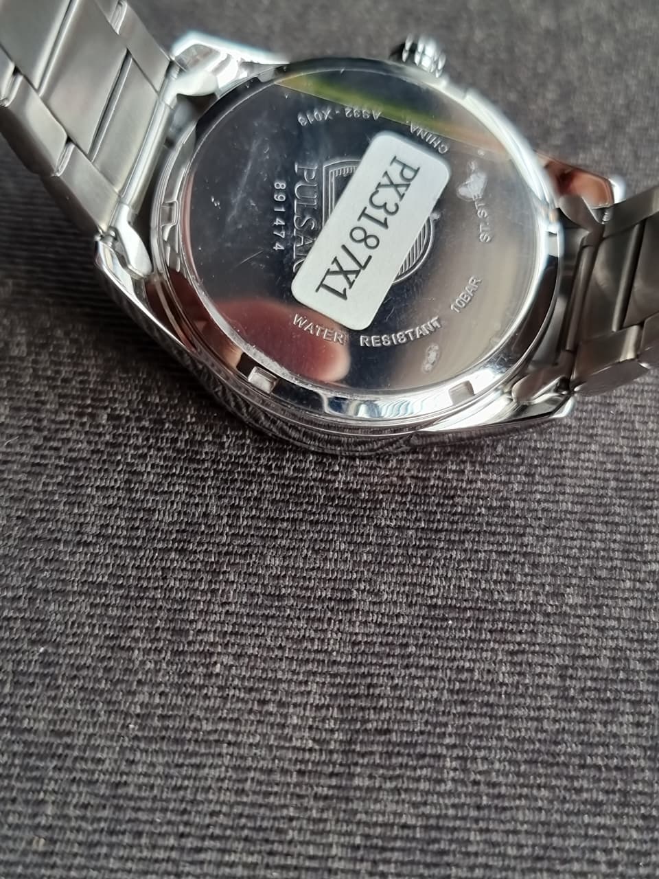 Pulsar Solor Operated Black Dial 39mm Quartz Watch - Image 3