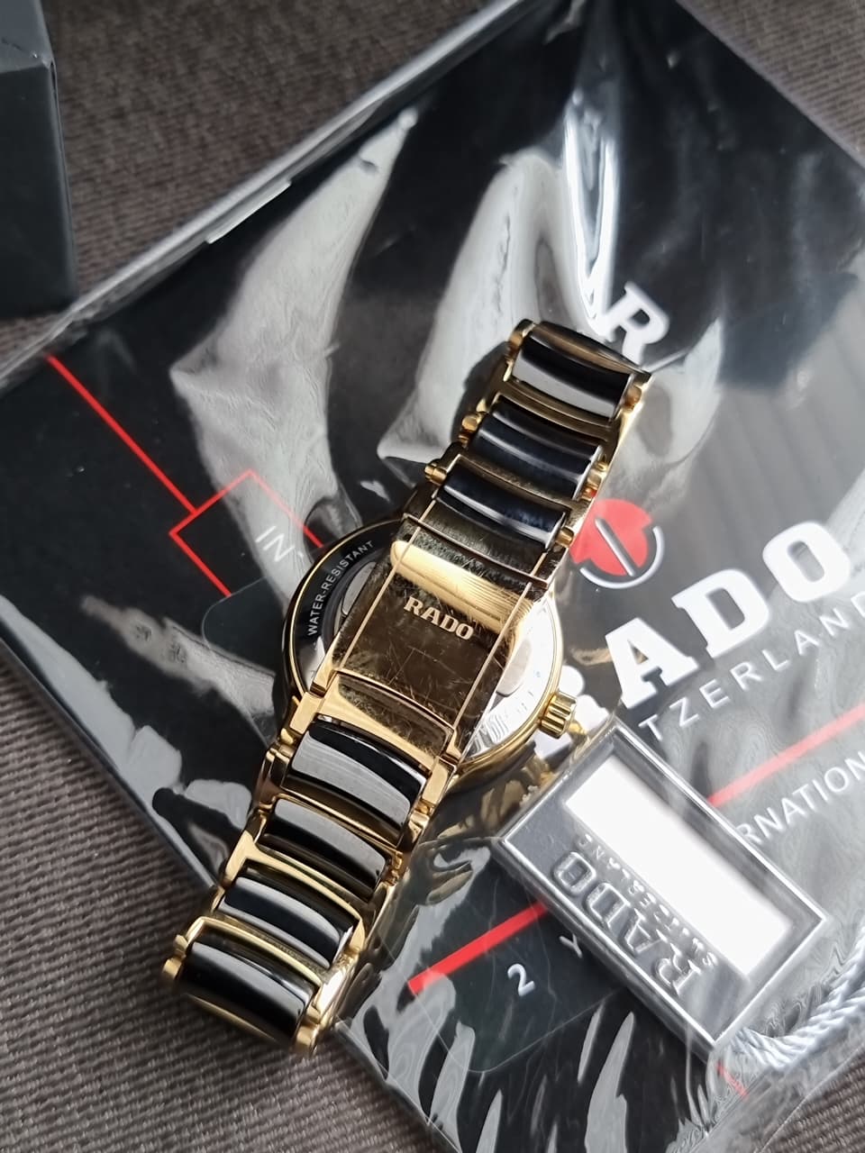 RADO Centrix Automatic Diamond Black Dial Ladies Watch Item No. R30080762 - Image 3