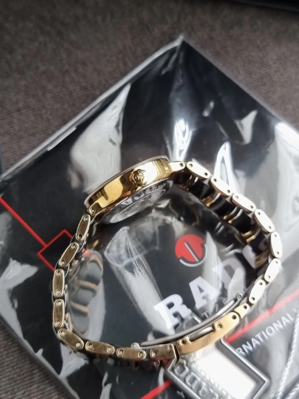 RADO Centrix Automatic Diamond Black Dial Ladies Watch Item No. R30080762 - Image 5