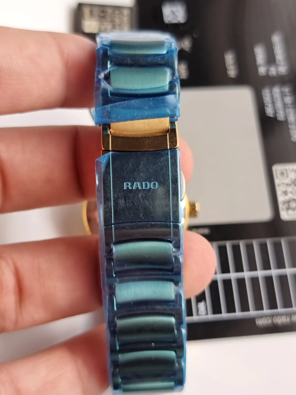 RADO Centrix Automatic Gold Women's Watch 30280703 - Image 3