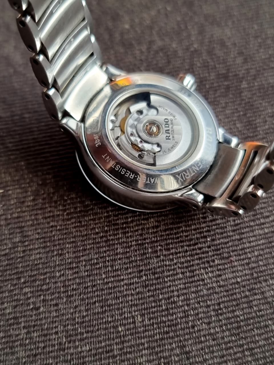 RADO CENTRIX AUTOMATIC SILVER DIAL STAINLESS STEEL LADIES WATCH R30940143 - Image 3