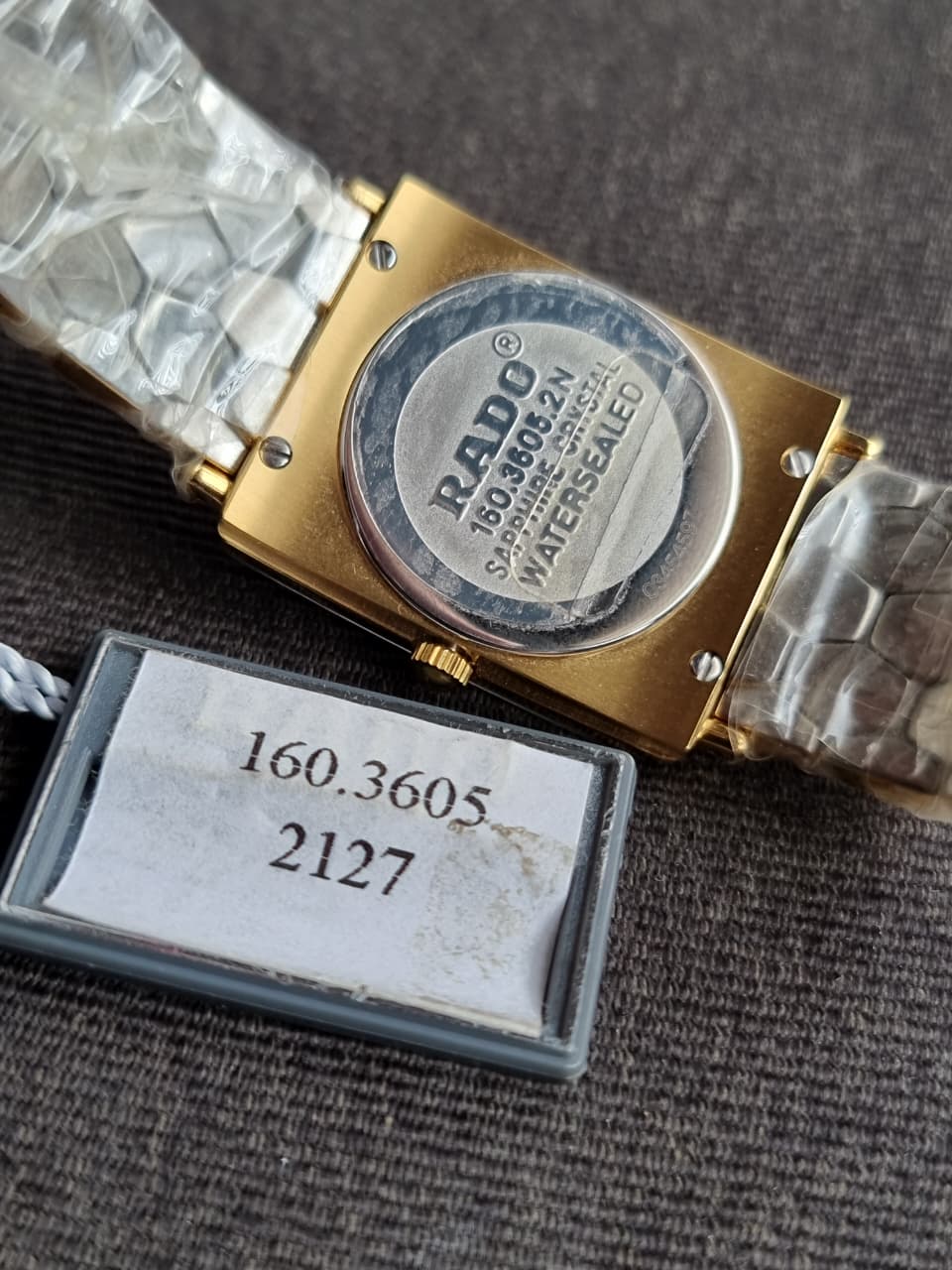 Rado Florence 160.3605 Gents Watch Golden Casing Golden Chain - Image 5