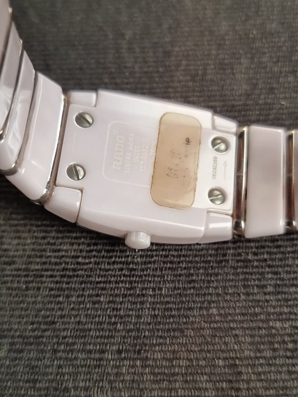 Rado Sintra Women's Watch Quartz Diamond Ceramic Pink Sapphire Swiss R13652901 - Image 4