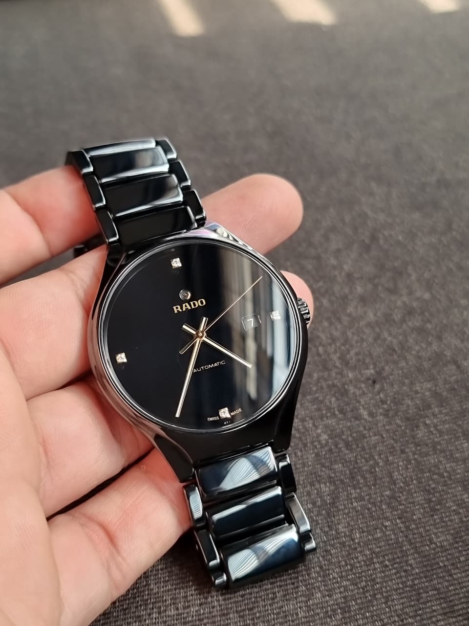 RADO  True Black Dial Black Ceramic Men's Watch Item No. R27238712 - Image 7