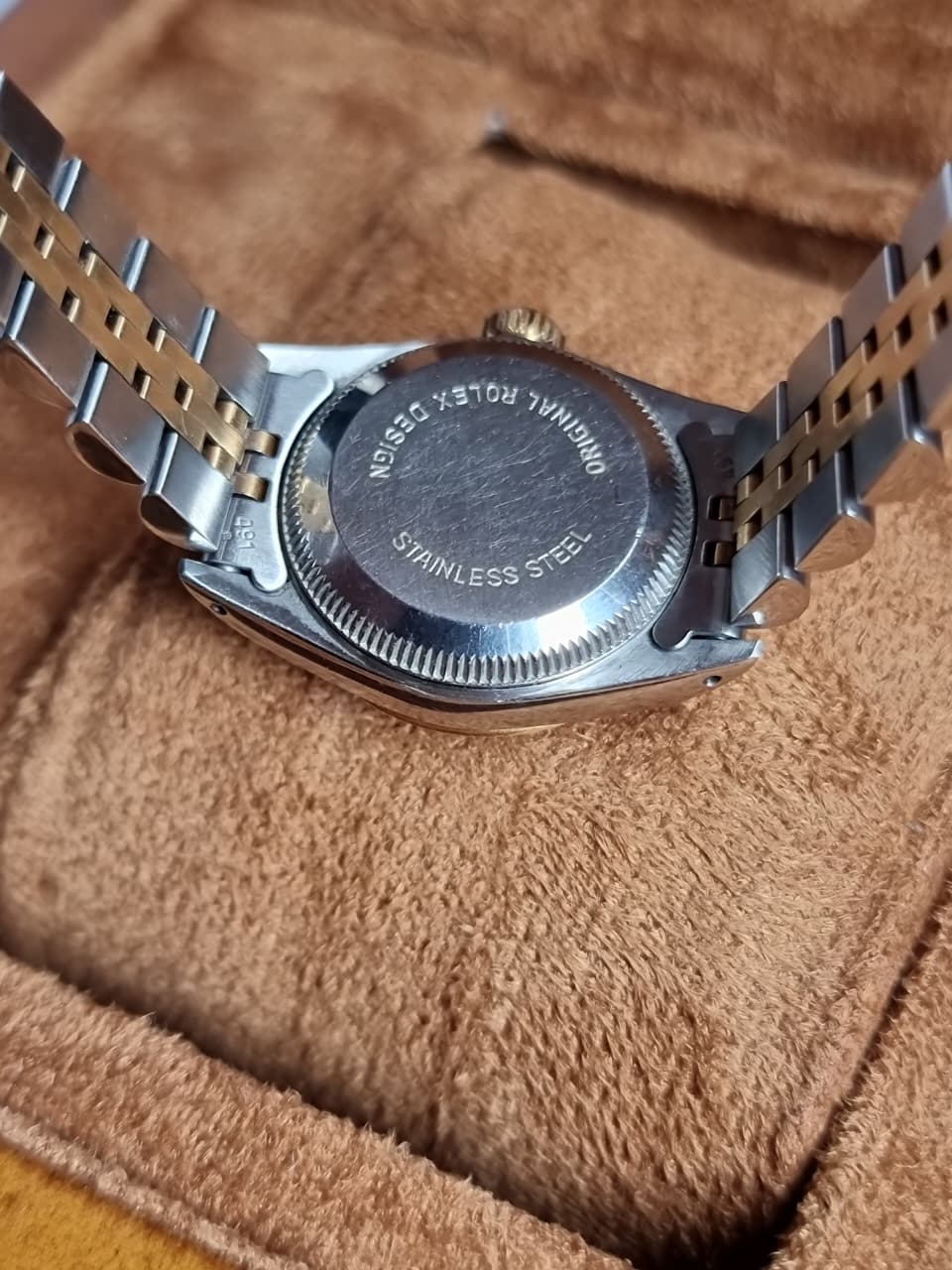 Rolex Oyster perpetual ref. 67193 White Roman dial Jubilee bracelet - Image 3