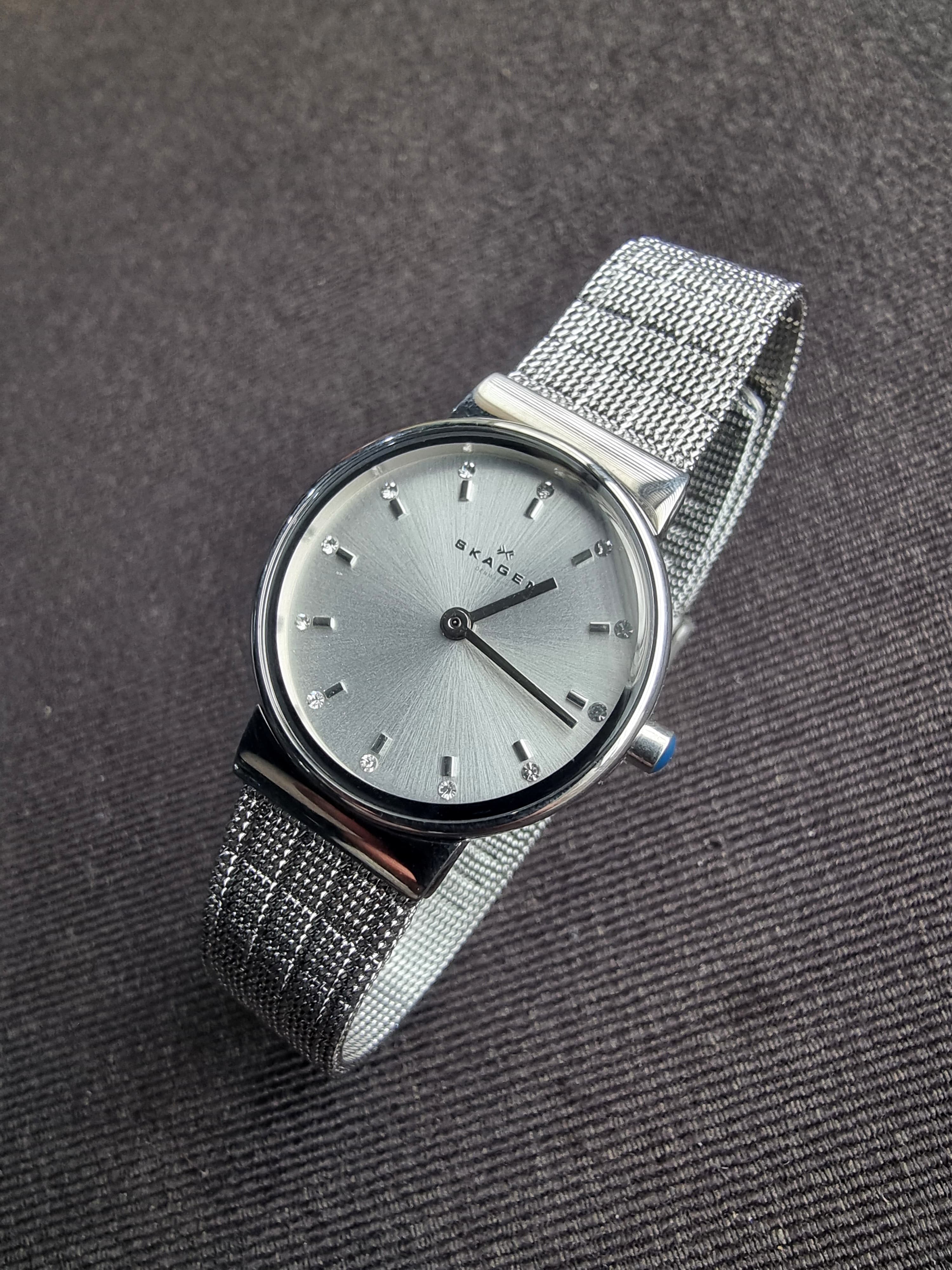 Skagen Ladies Watch 26mm Dial Analog Silver Dial Quartz Watch - Image 3