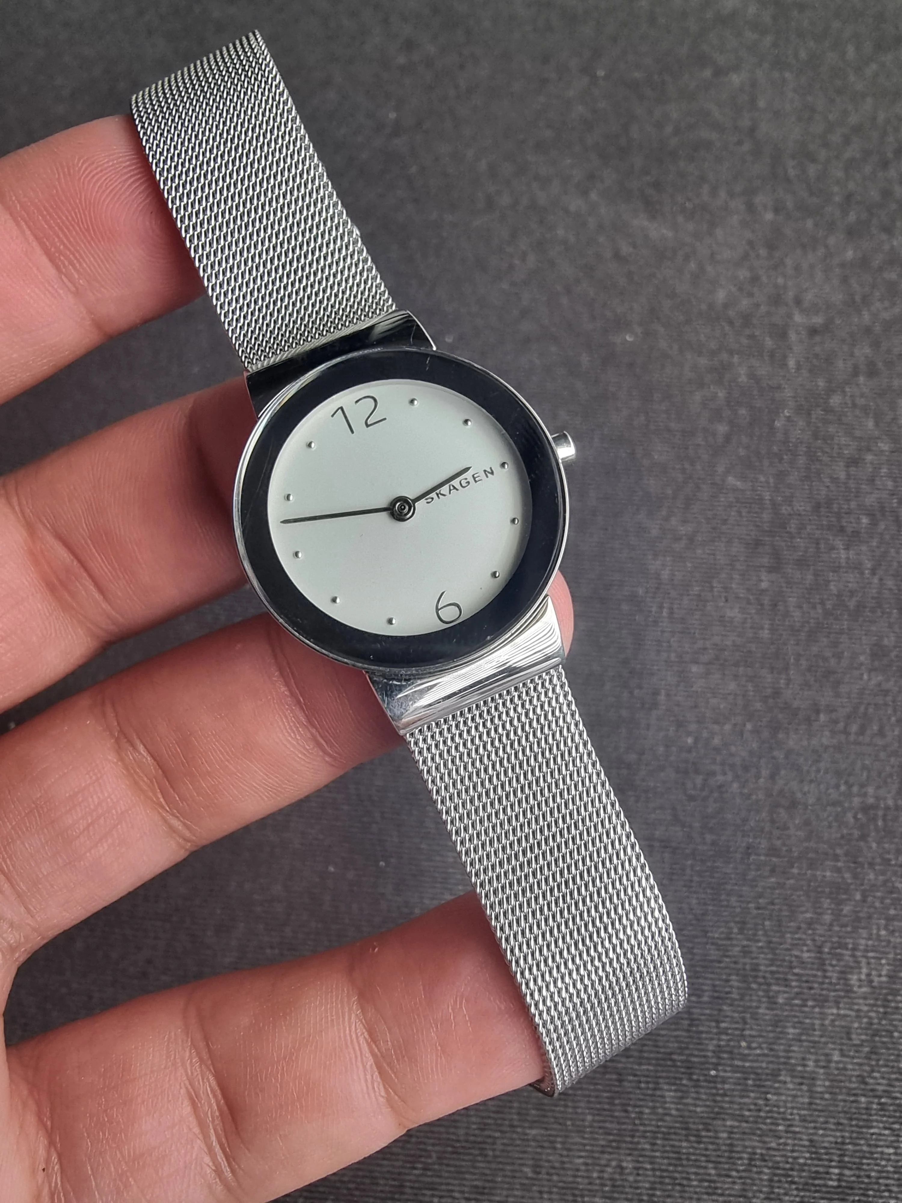 Skagen SKW2375 White Dial Stainless Steel Ladies Watch - Image 2
