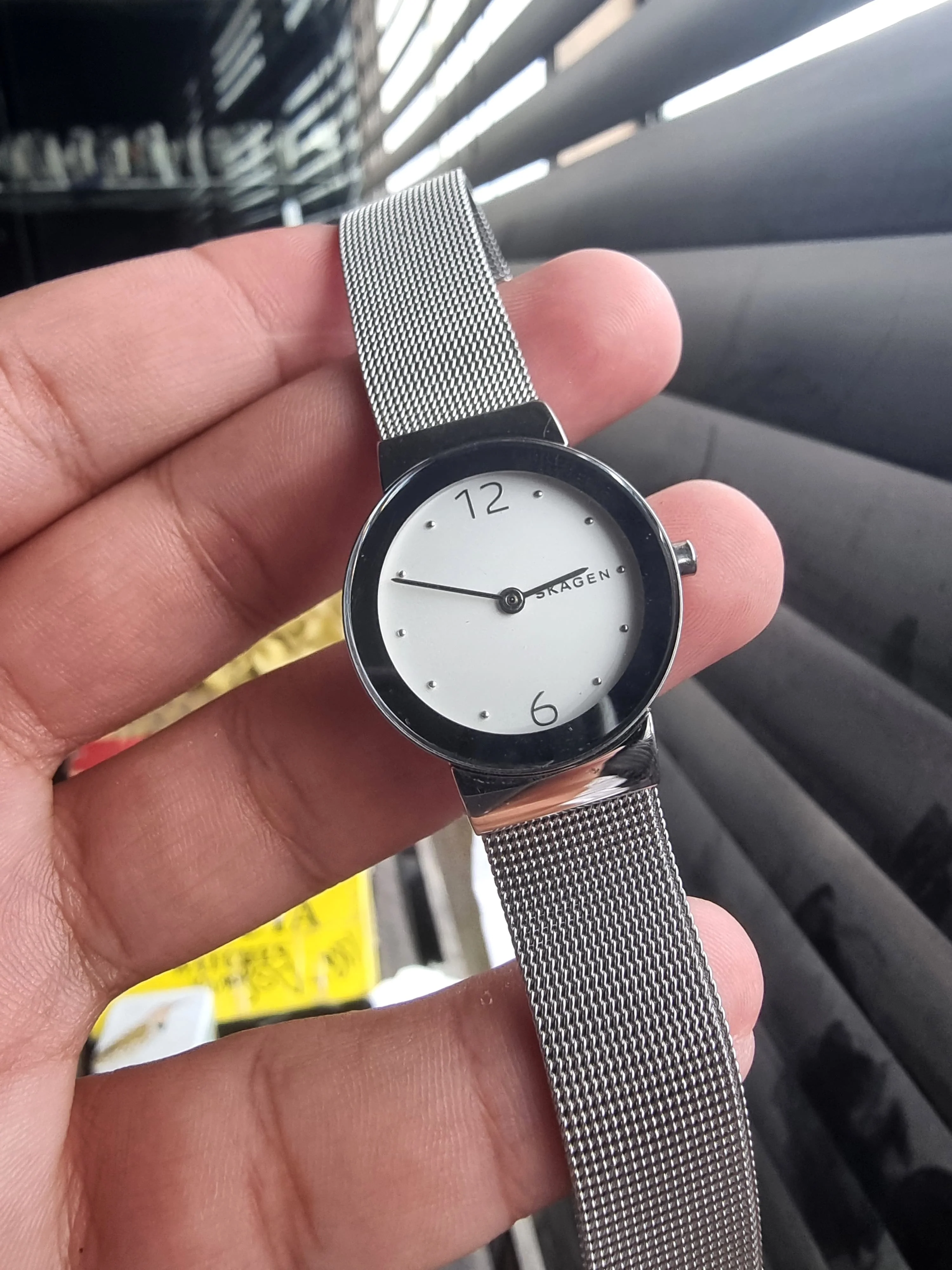 Skagen SKW2375 White Dial Stainless Steel Ladies Watch - Image 3
