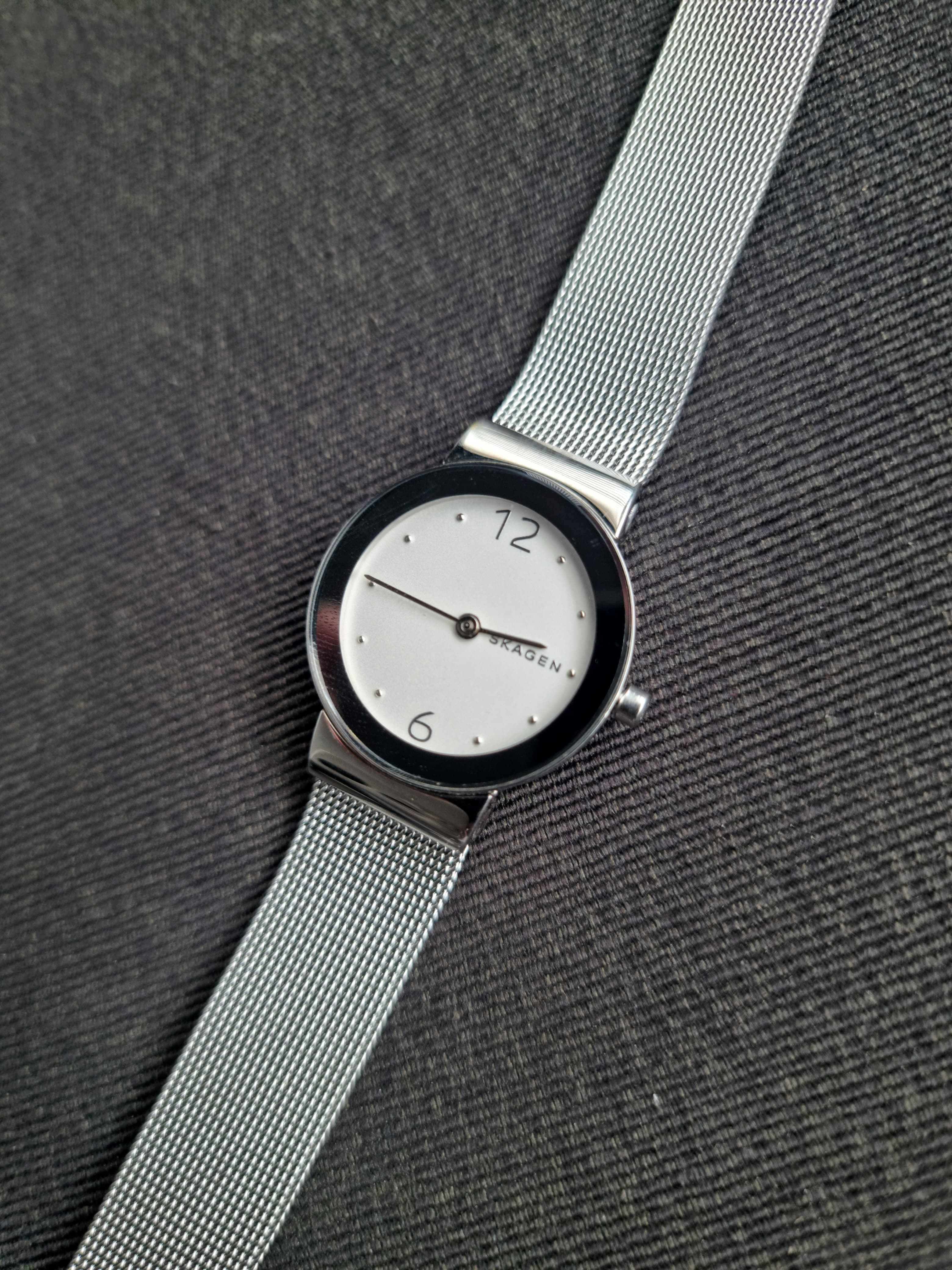 Skagen SKW2375 White Dial Stainless Steel Ladies Watch - Image 4