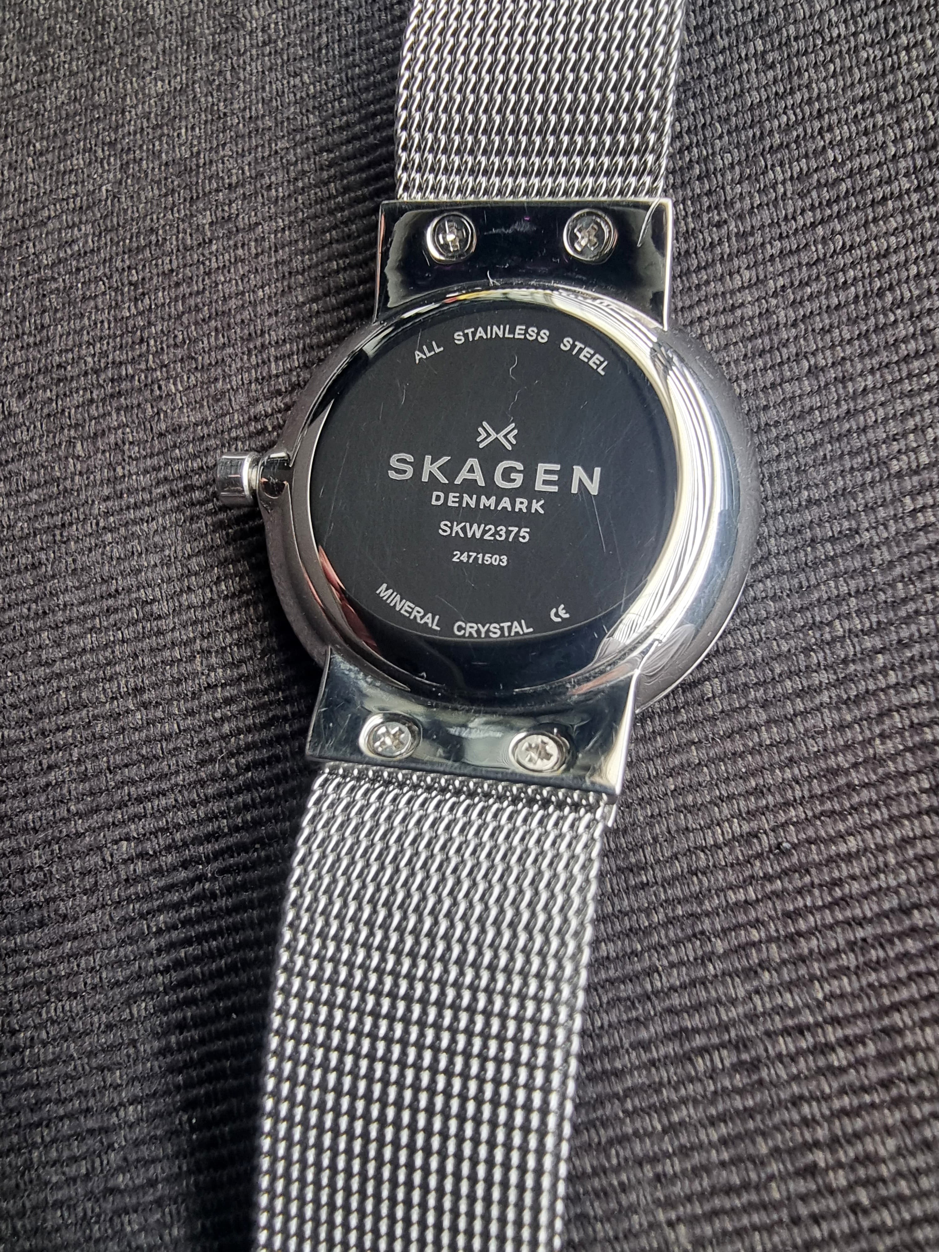 Skagen SKW2375 White Dial Stainless Steel Ladies Watch - Image 7
