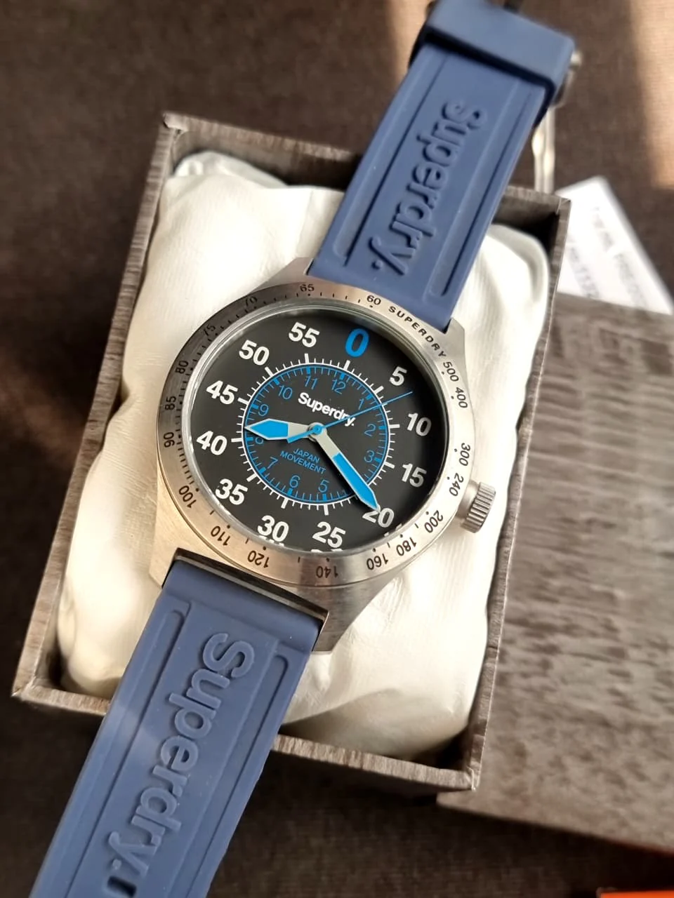 Superdray Watch SYG111U Gents Watch 44mm Blue Dial Quartz Watch - Image 5