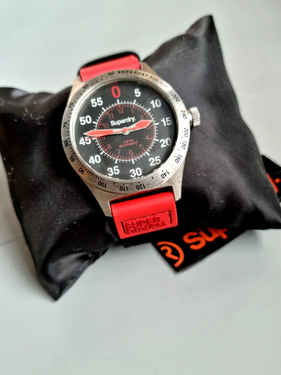 Superdry Men's Quartz Analogue Watch SYG122R Different Materials Strap, Black - Image 5