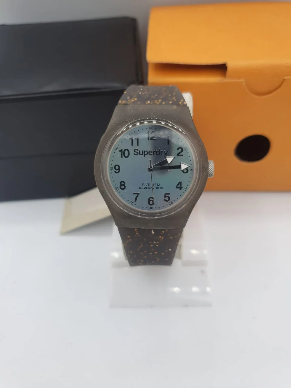 SUPERDRY Quartz White Dial Silicone Strap Ladies Watch 2511600 - Image 5