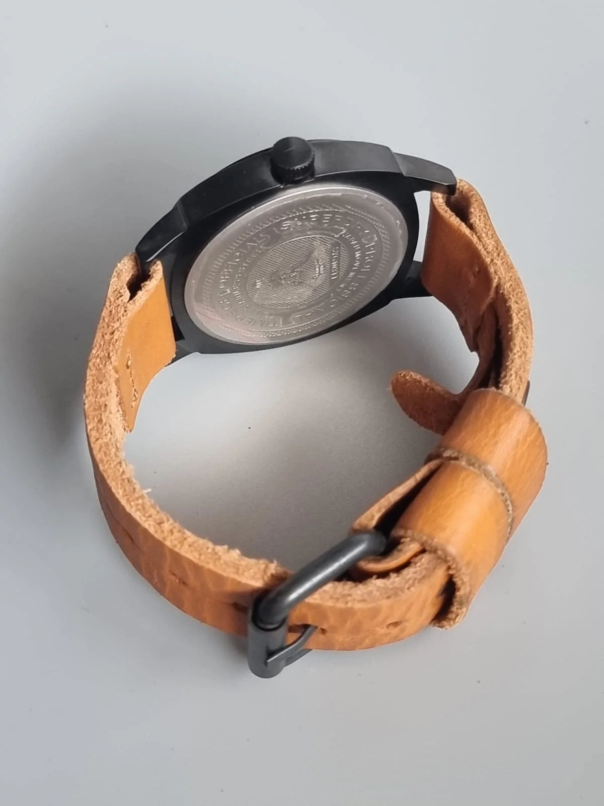 Superdry SYG103TT Men's Watch XL Analogue Quartz Leather, Brown/Black, SYG103TT - Image 6