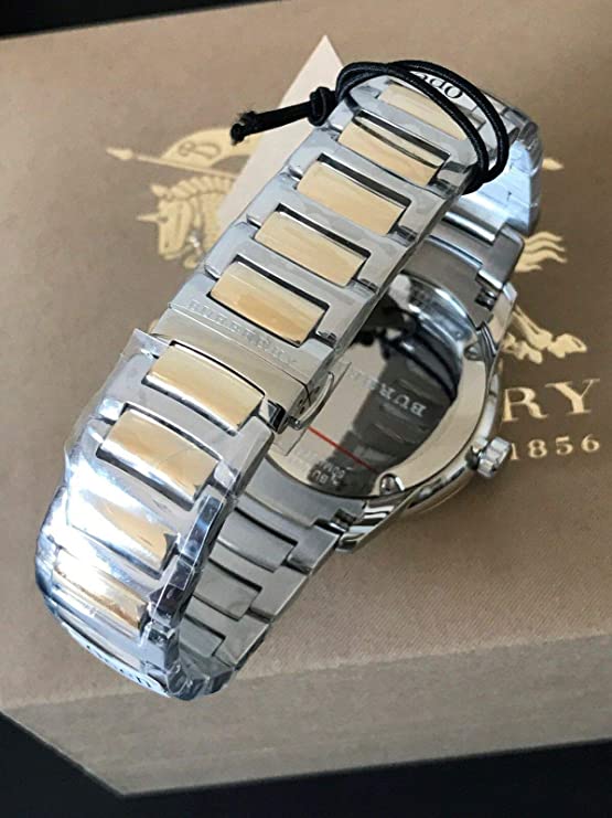 Swiss Gold 2 Tone Silver Date Dial 40mm Men Stainless Steel Wrist Watch The Classic BU10011 - Image 2