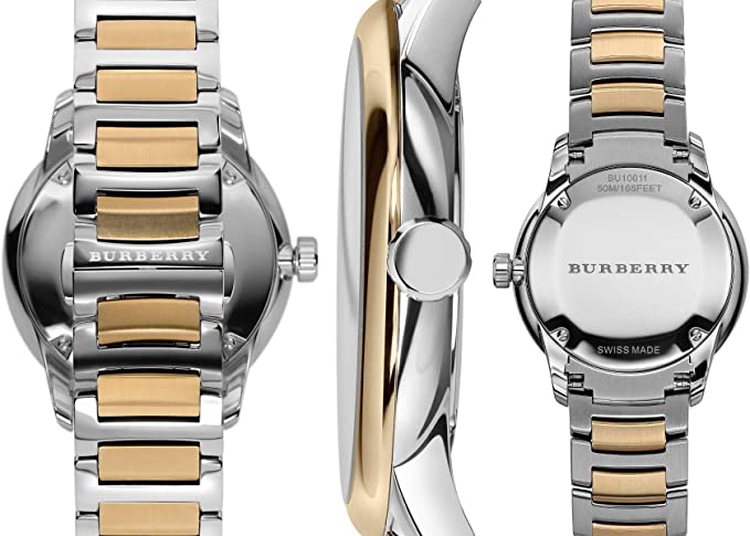 Swiss Gold 2 Tone Silver Date Dial 40mm Men Stainless Steel Wrist Watch The Classic BU10011 - Image 3