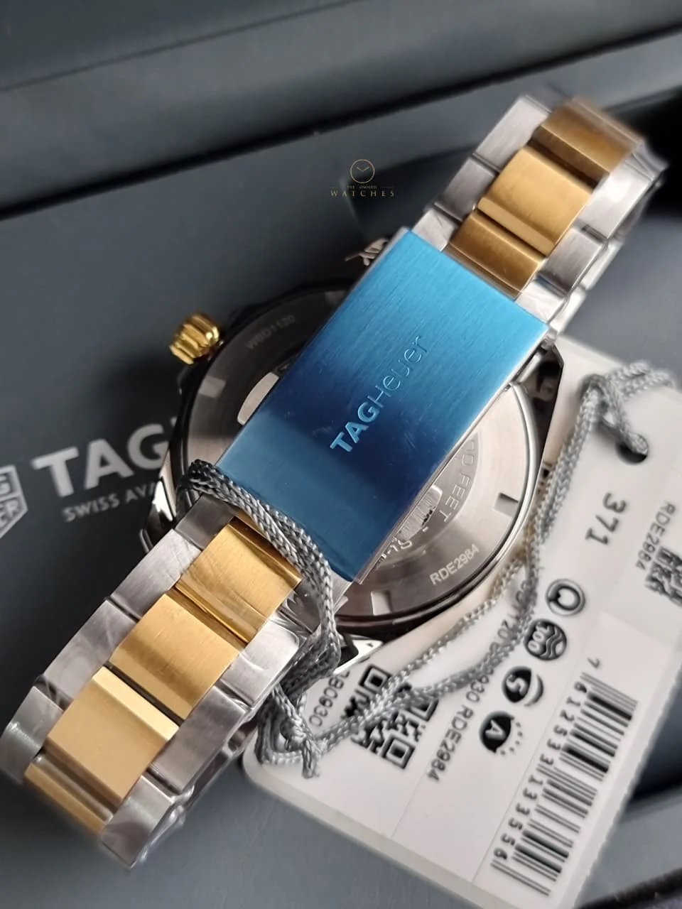 TAG Heuer Aquaracer WBD1120.BB0930 Men's Watch – 41mm, Two-Tone Steel, Quartz Diver - Image 4