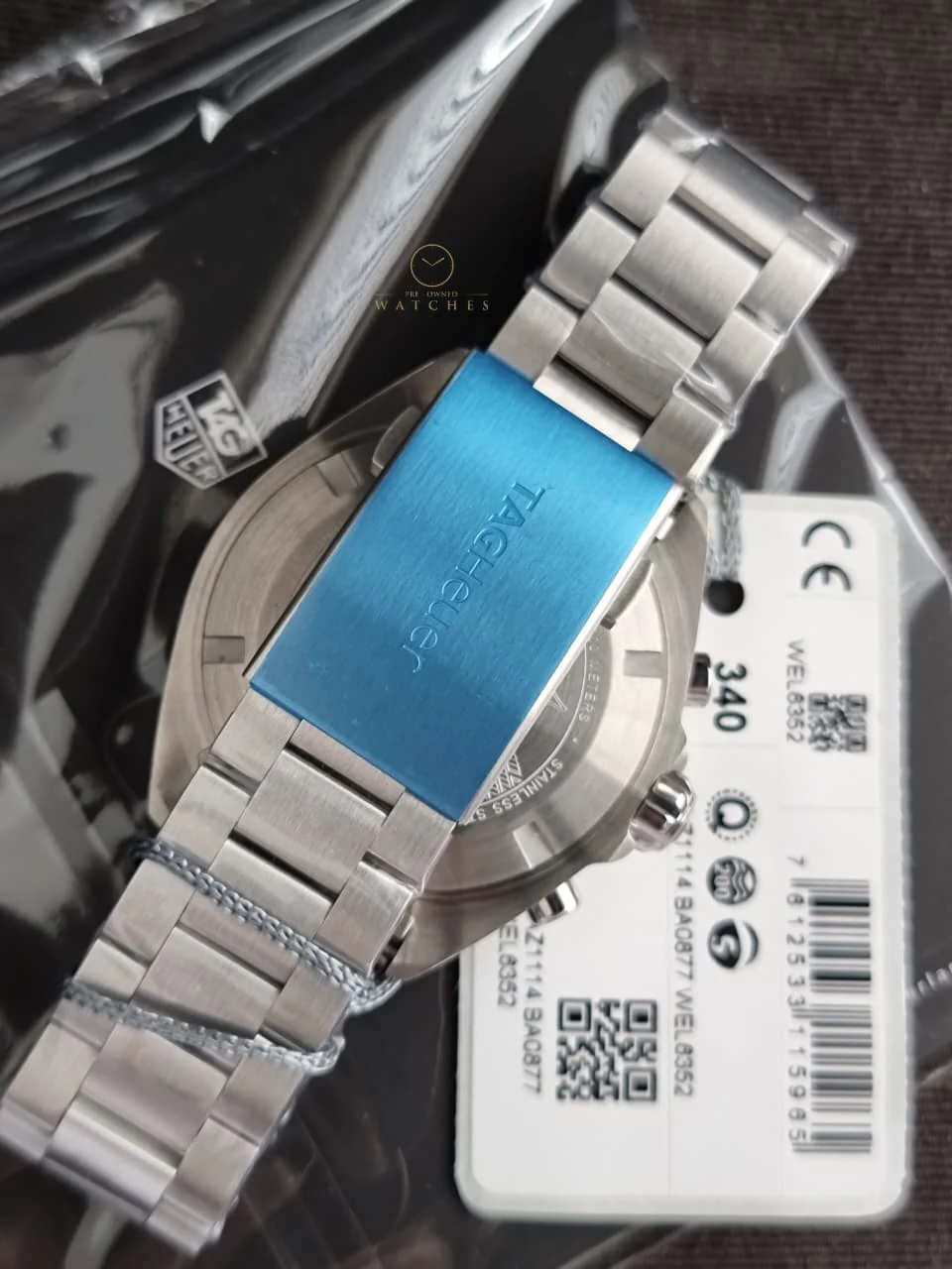 TAG Heuer Formula 1 CAZ1114.BA0877 Men's Chronograph Watch – Blue Dial, Quartz, 41mm Stainless Steel - Image 6