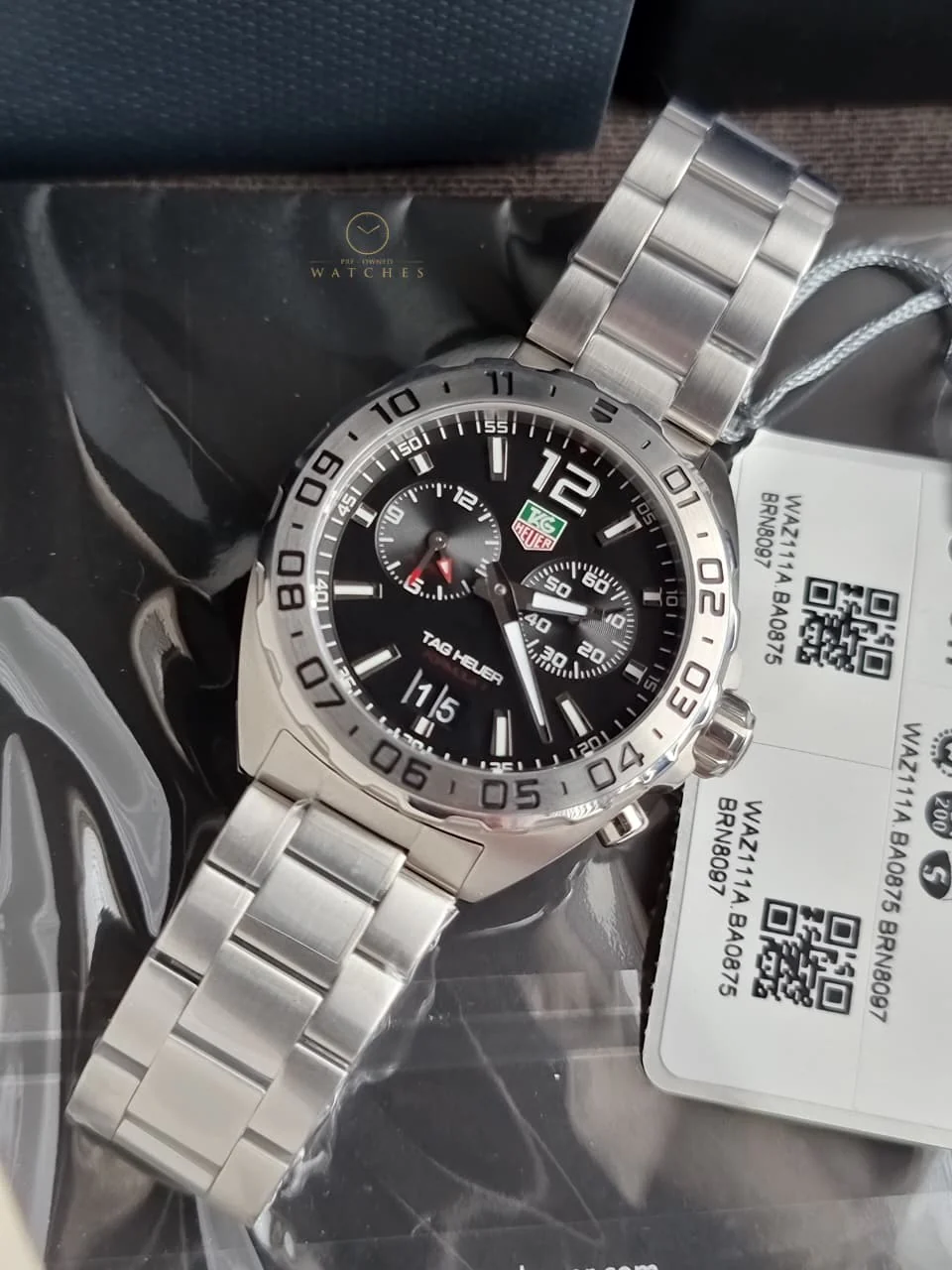 TAG Heuer Formula 1 Date WAZ111A.BA0875 – Quartz, Stainless Steel, 41mm - Image 2