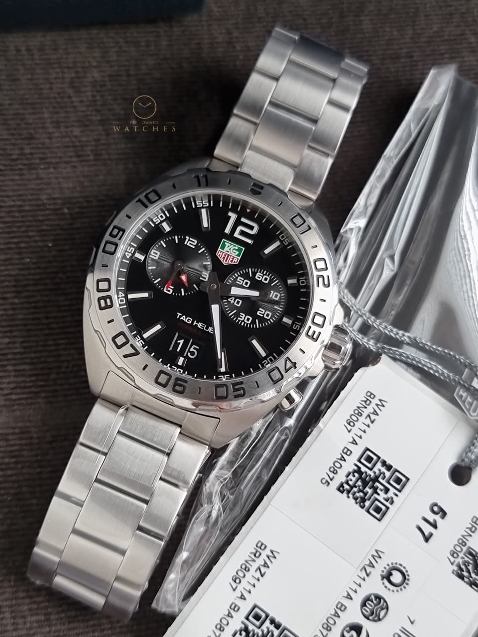 TAG Heuer Formula 1 Date WAZ111A.BA0875 – Quartz, Stainless Steel, 41mm - Image 4