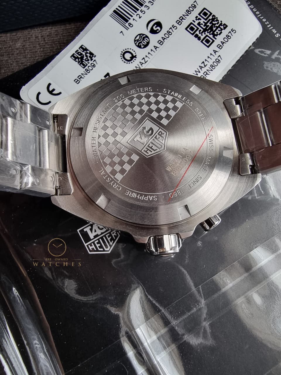 TAG Heuer Formula 1 Date WAZ111A.BA0875 – Quartz, Stainless Steel, 41mm - Image 5
