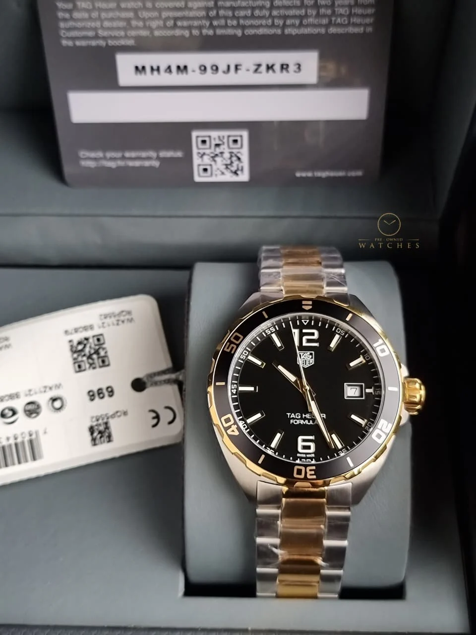 Tag Heuer Formula 1 Two-tone Stainless Steel Black Dial Quartz Watch for Gents - WAZ1121BB0879 - Image 6