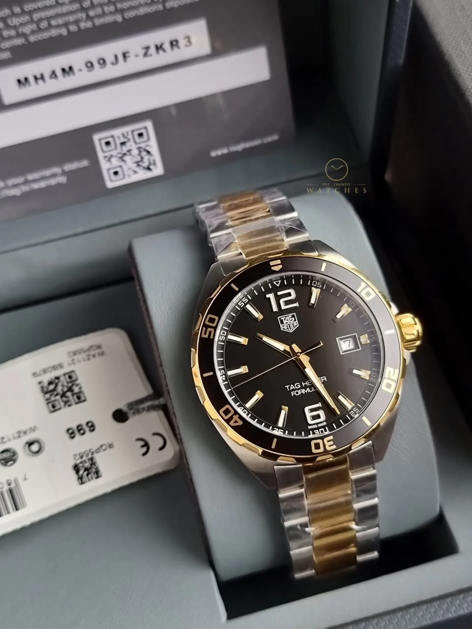Tag Heuer Formula 1 Two-tone Stainless Steel Black Dial Quartz Watch for Gents - WAZ1121BB0879 - Image 7