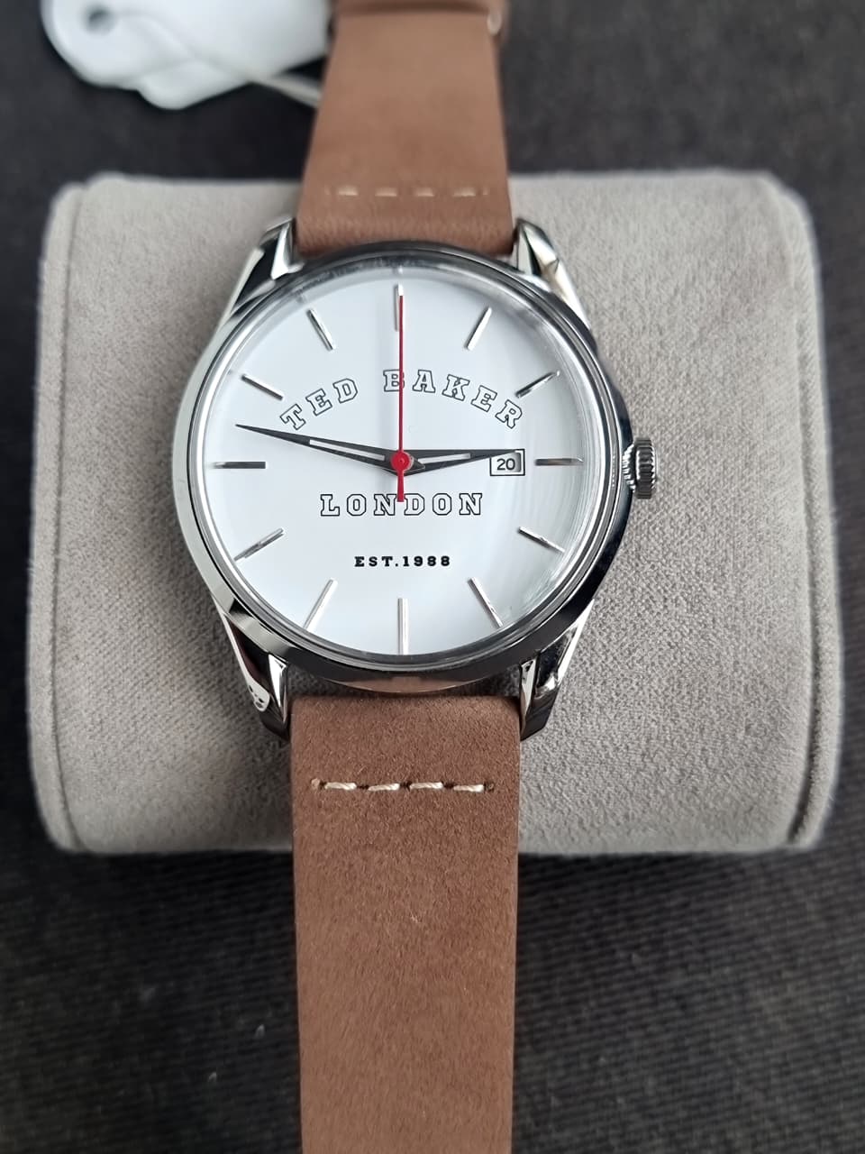 Ted Baker Brown/White Logo Watch - BKPLTF206 40mm - Image 13