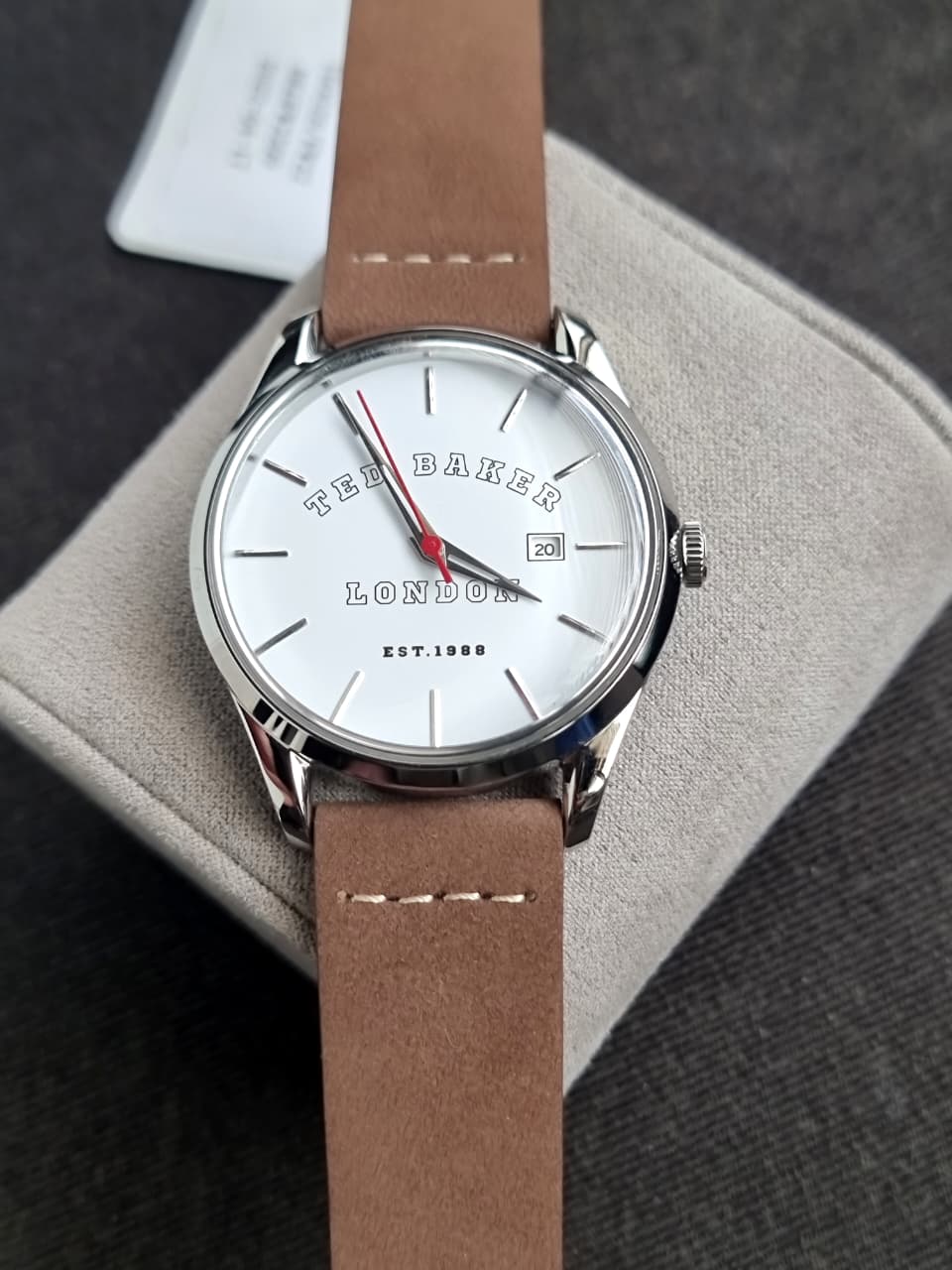 Ted Baker Brown/White Logo Watch - BKPLTF206 40mm - Image 6