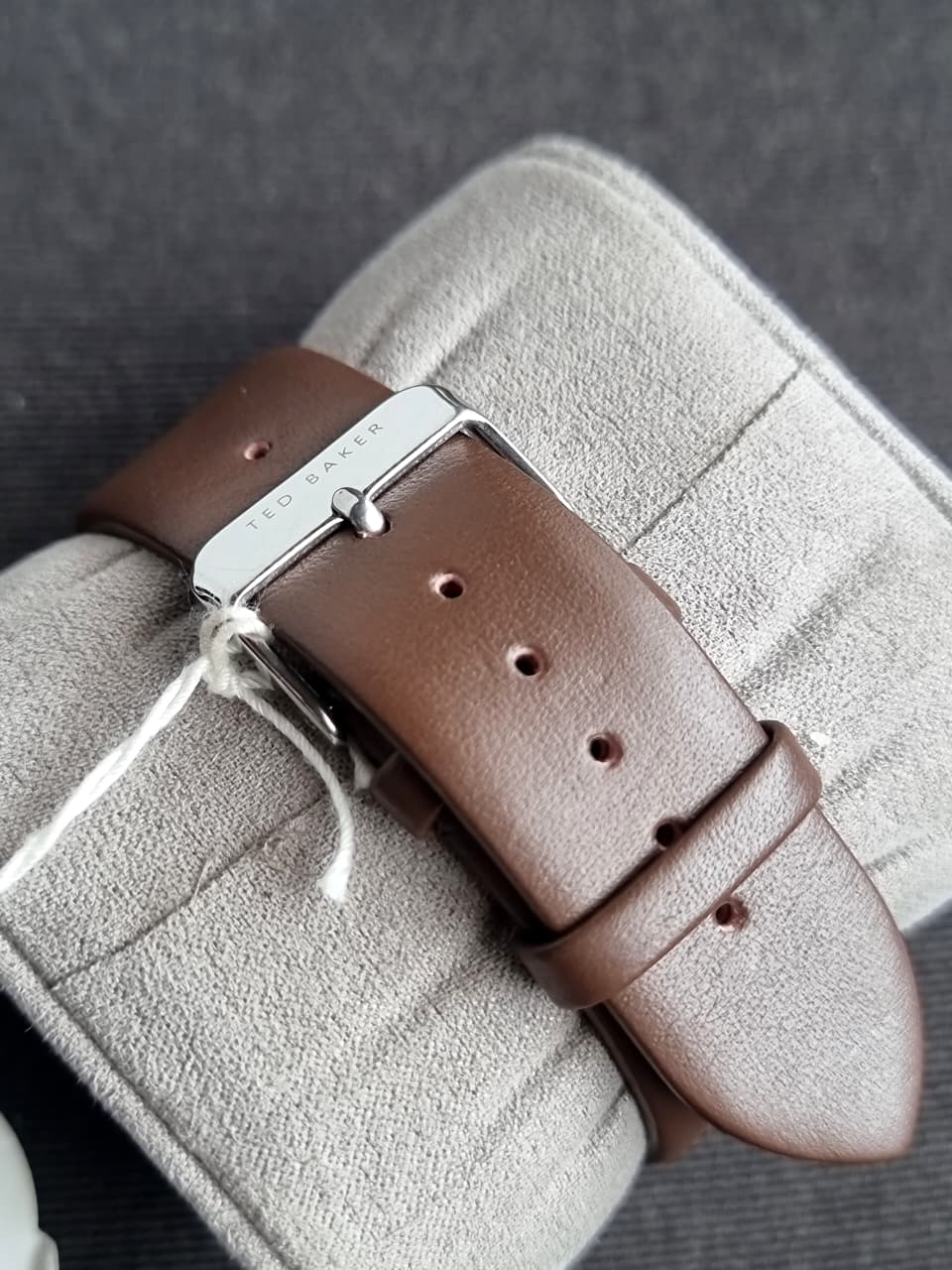 Ted Baker Men's 43 Mm Phylipa Gents, Silver/White/Brown, One Size, 43 mm Phylipa Gents - Image 7