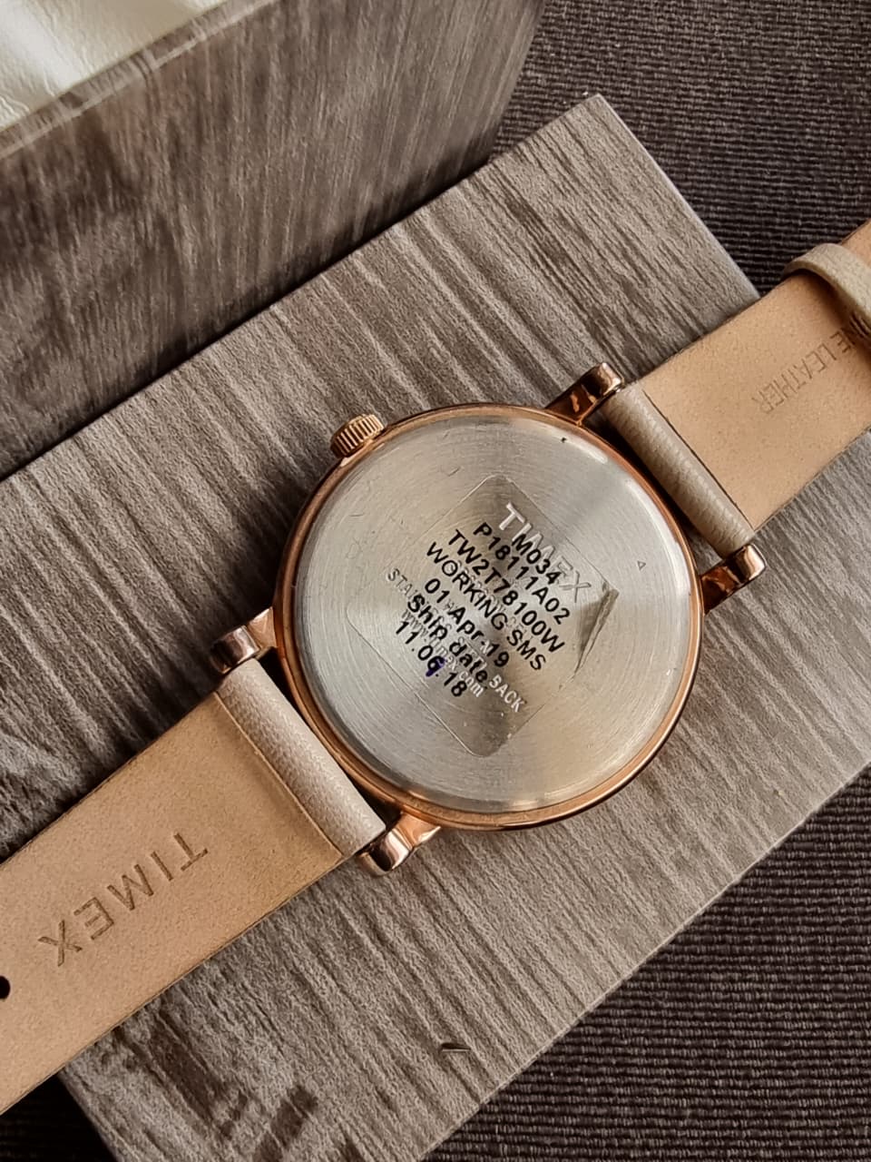 Timex Ladies Watch Rose Gold Casing Quartz Watch - Image 4