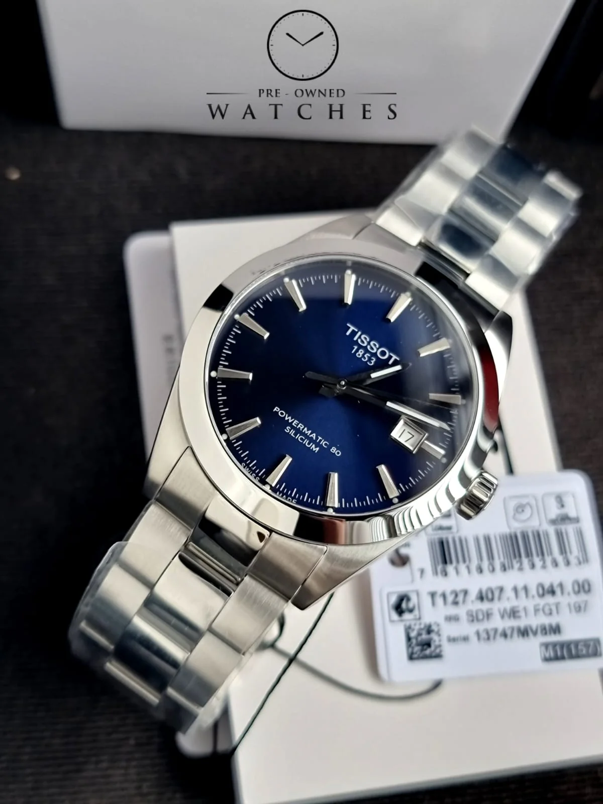 TISSOT GENTLEMAN POWERMATIC 80 SILICIUM T127.407.11.041.00 - Image 11
