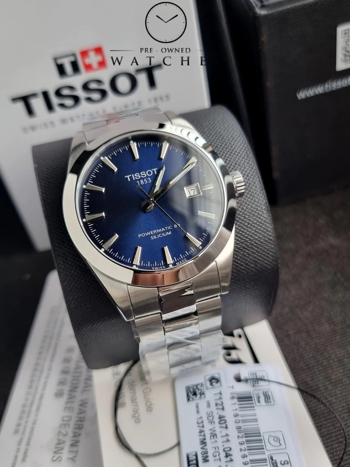 TISSOT GENTLEMAN POWERMATIC 80 SILICIUM T127.407.11.041.00 - Image 14