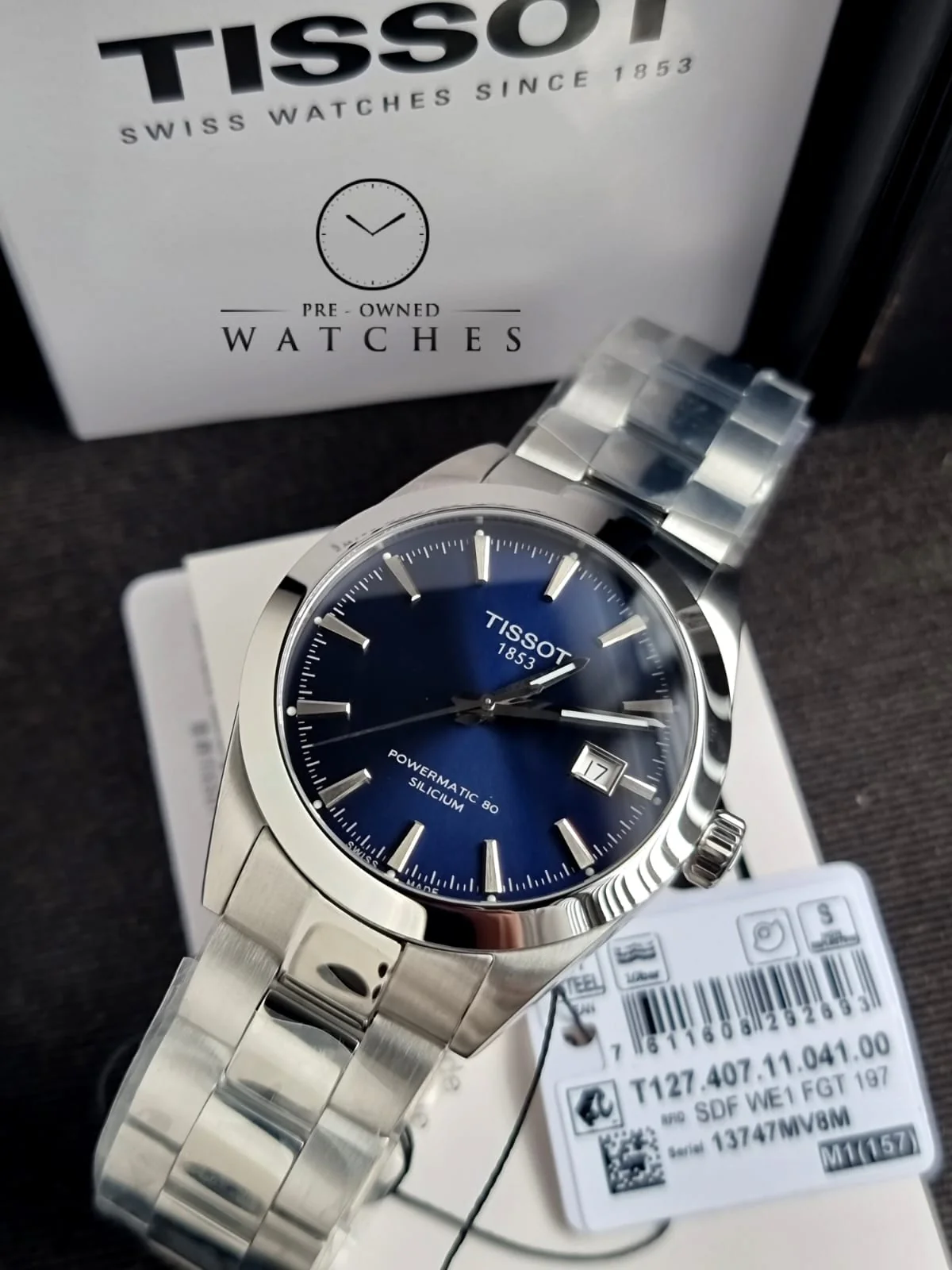 TISSOT GENTLEMAN POWERMATIC 80 SILICIUM T127.407.11.041.00 - Image 9