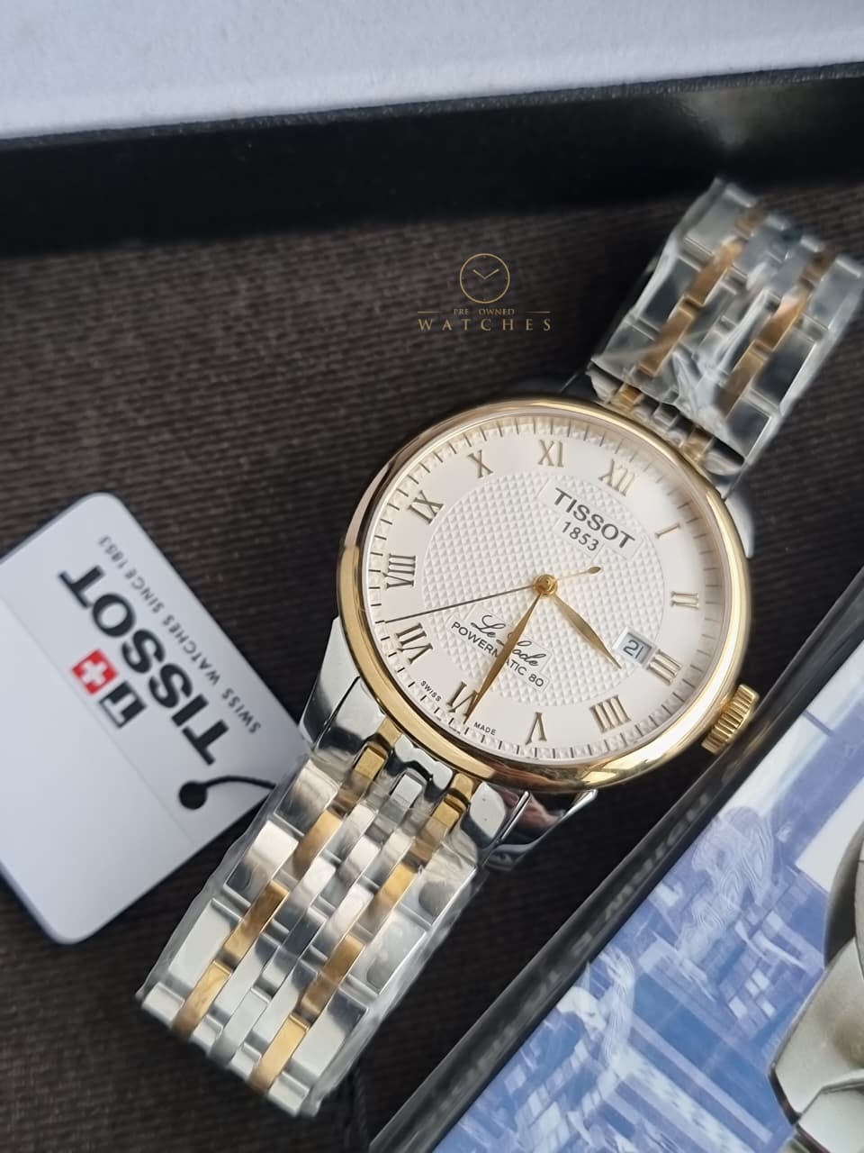 Tissot Le Locle Powermatic 80 Silver Dial Two-Tone Automatic Men's Watch 39.3mm – T006.407.22.033.01 - Image 2